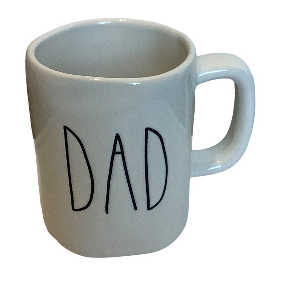 Rae Dunn Artisan Collection "Dad" Ceramic Mug 4.5” Father Daddy Gift Christmas